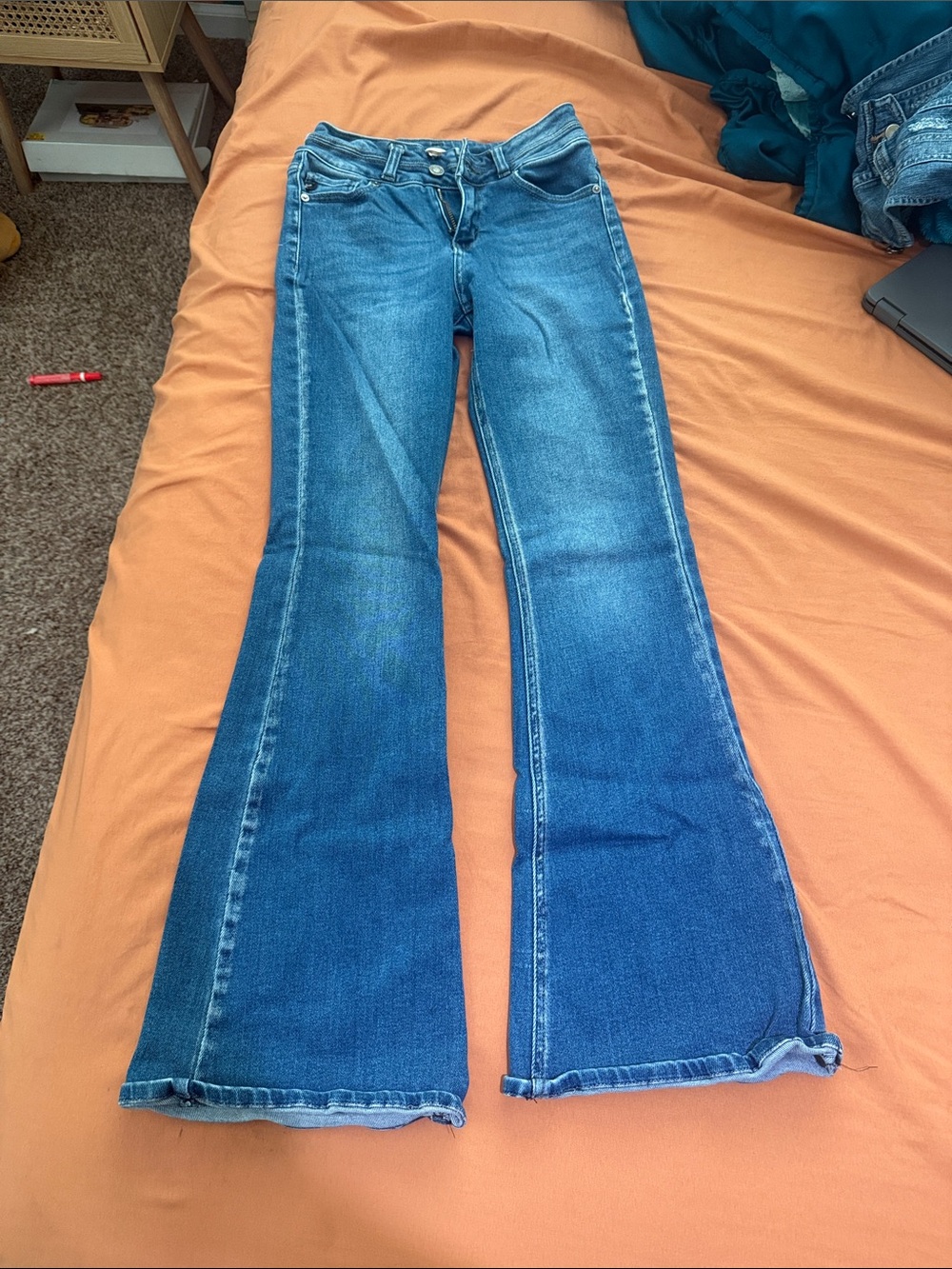 KanCan Blue Flare Jeans - Medium Wash